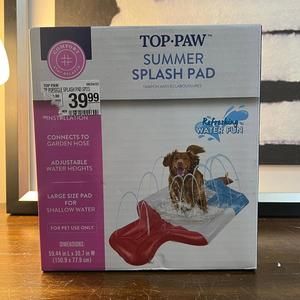 Nwt top paw summer splash pad red/white/blue popsicle
